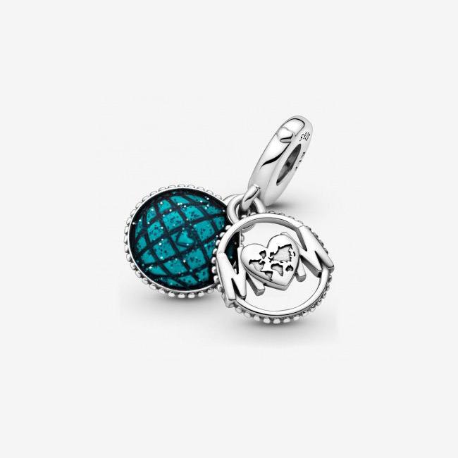 Charm Colgante Globo Brillante y Mamá Pandora