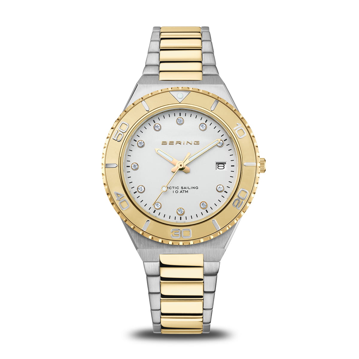 Reloj Bering Classic plata oro pulido cepillado 18936 710