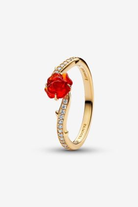Anillo Rosa Encantada de La Bella y la Bestia de Disney
