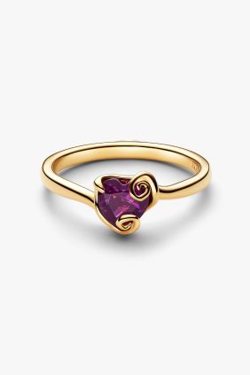 Pandora Anillo Anillo Corazón Morado Sally de Pesadilla antes de Navidad de Disney