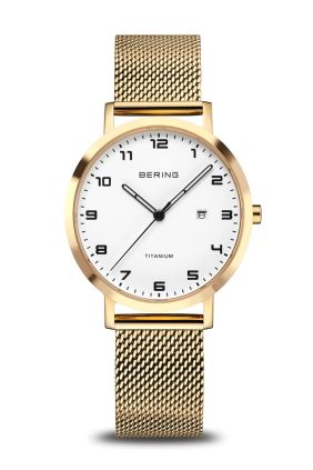 Bering Titanium | oro pulido/cepillado | 18634-334