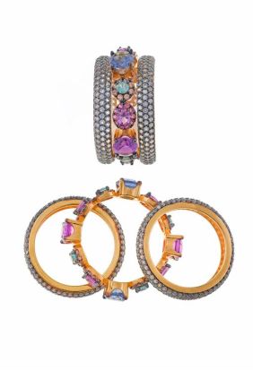 Anillo Sortija Triple Salvatore Genuine Salvatore Plata 