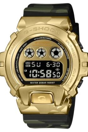 CASIO CLASSIC SERIE GM-6900 DORADO CAMUFLAJE