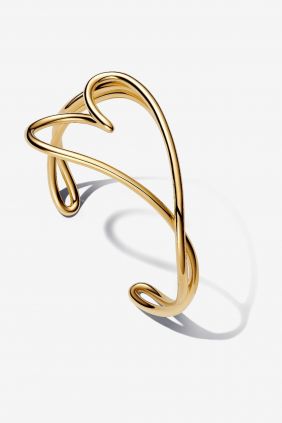 Pulsera Rígida Pandora Corazón Forma Orgánica 563808C00