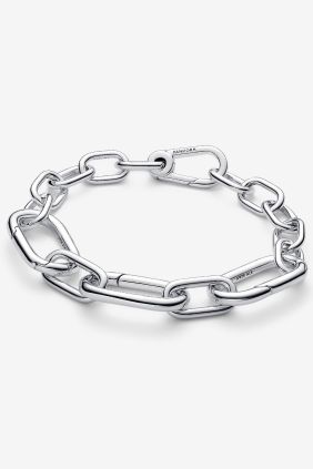 Pandora Pulsera Cadena Caja Cordón Azul Plata de primera ley