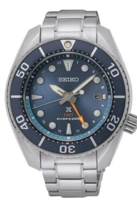 Seiko Prospex Sumo Solar GMT esfera azul