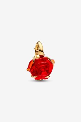 Pandora Charm  Colgante Rosa Encantada de La Bella y la Bestia de Disney
