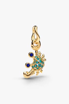 Pandora Charm Colgante Cangrejo Recubrimiento en oro de 14k