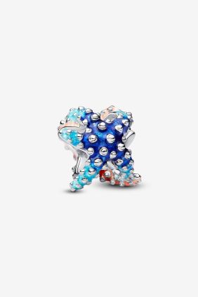 Pandora Charm MIni Estrella de Mar Colorida Plata de primera ley