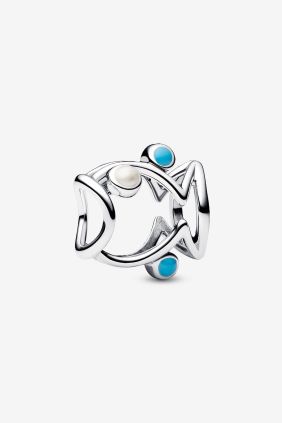 Pandora Charm Pez en Filigrana Plata de primera ley