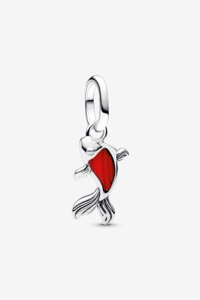 Pandora Charm MIni Colgante Pez Koi de Cristal de Murano Rojo