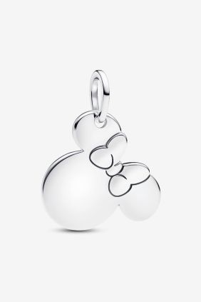 Charm Colgante Grabable Minnie Mouse de Disney Plata de primera ley