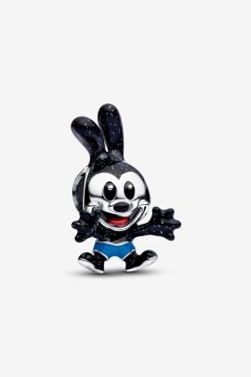Charm Oswlad el Conejo Afortunado de Disney Plata de primera ley