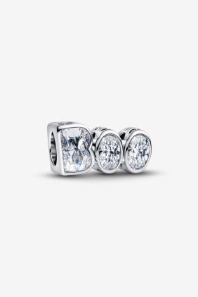 Charm BOO que brilla en la oscuridad Plata de primera ley