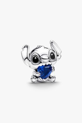 Pandora Charm Stitch Corazón Azul de Disney