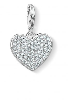 Comprar Abalorio / Charm corazón de pave Thomas Sabo