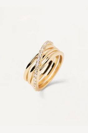 Comprar online Anillo Cruise Plata de ley baño oro FDPAOLA AN01-905