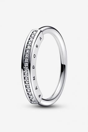 Comprar online Anillo Pandora Signature I-D Pavé 192283C01 