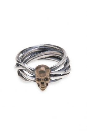 Anillo PlataDePalo Skull Leigh SR001X