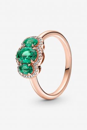 Comprar online Anillo Vintage Pandora Tres Piedras 180057C01