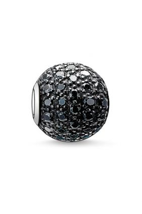 Bead pavé negro Thomas Sabo Karma beads