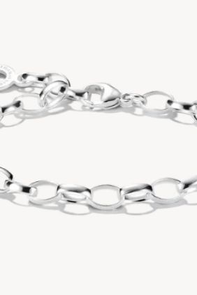 Thomas Sabo Pulsera Charm clásica plata