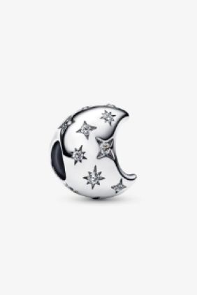 Pandora Charm Luna Creciente Plata de primera ley