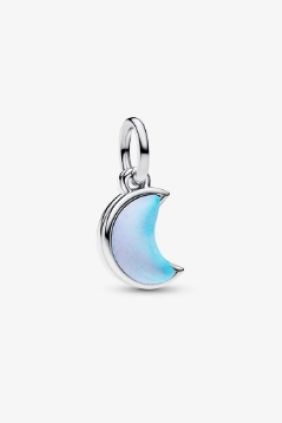 Pandora Charm Colgante Doble Luna Creciente Plata de primera ley