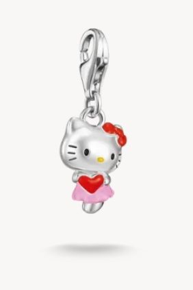 Hello Kitty Charm corazón – Original Thomas Sabo 