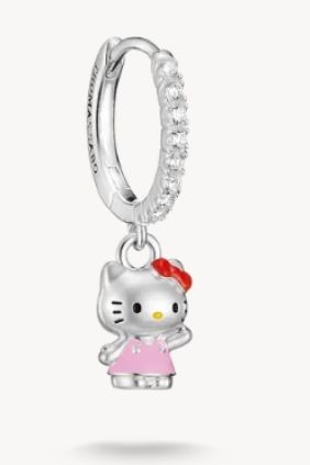 Thomas Sabo Hello Kitty Aro individual con circonita blanca