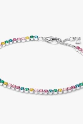 Pandora Pulsera de Tenis Arcoíris