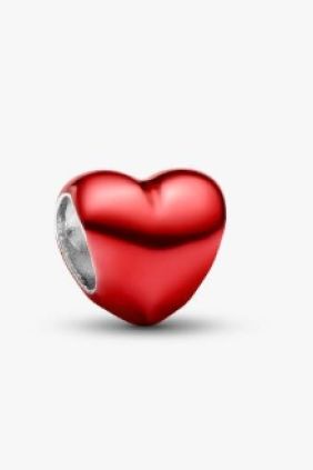 Pandora Charm Mini Corazón Rojo Metálico