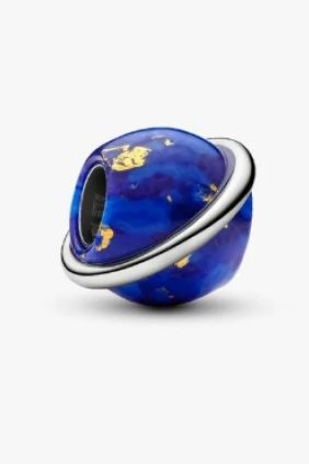 Pandora Charm Planeta Azul Celestial Aleación única de metales con un recubrimiento en platino