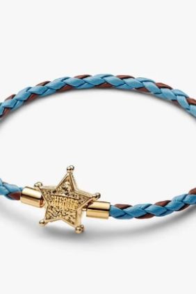 Pandora Pulsera de cuero Estrella Sheriff de Toy Story de Disney Pixar