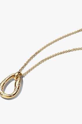 Pandora  Collar Forma Orgánica Gemas Engastadas