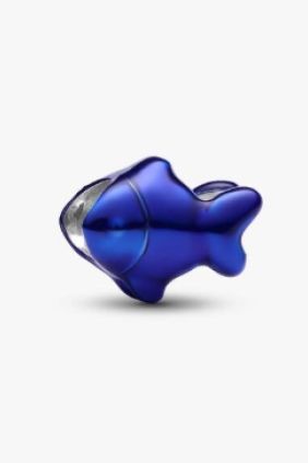 Pandora  Charm Mini Pez Azul Plata de primera ley
