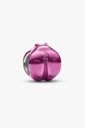 Pandora  Charm Mini Mariquita Rosa Plata de primera ley