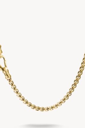 Thomas Sabo Cadena veneciana Acero inox. 316L acabado en oro amarillo