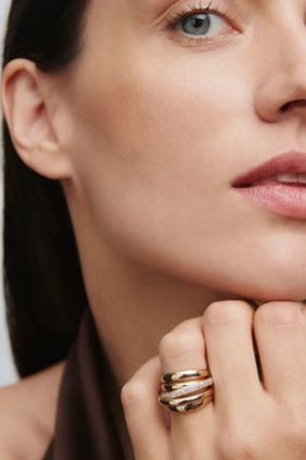 Anillos tiras Allure con circonitas Vidal & Vidal