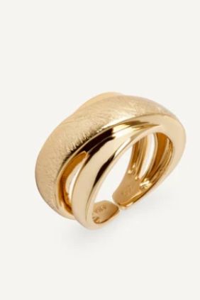 Anillo tiras textura Arc Vidal & Vidal