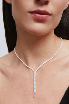 Collar Lucent cascada de circonitas Vidal & Vidal