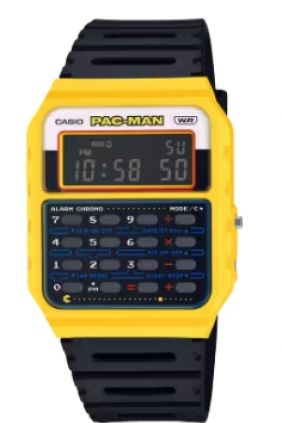 Casio PAC-MAN x CASIO Vintage Collection Edgy Collection CA-53WPC-1B