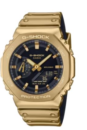 Casio G-Shock FINE METALLIC SERIES G-STEEL GM-2100 Series GM-2100YMG-9A
