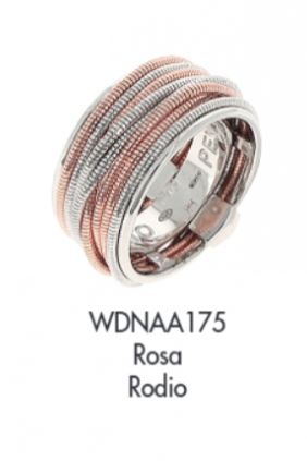 Anillo Bicolor Multicordón Pesavento WDNAA175/M