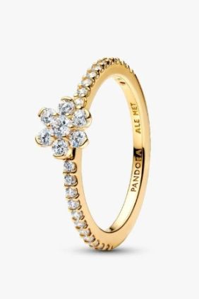 Pandora Anillo Flor Brillante
