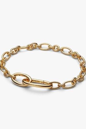 Pandora Pulsera de Cadena de Eslabones Link Ovalado que se abre
