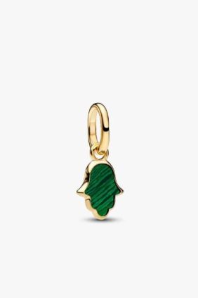 Pandora Charm Colgante Mini Mano de Fátima Verde