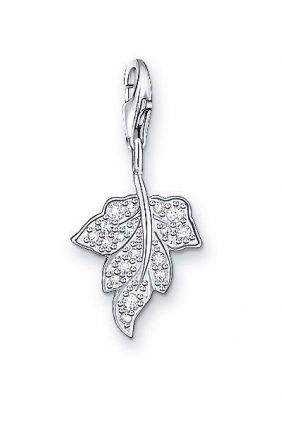 Charm hoja con zirconitas Thomas Sabo charm club