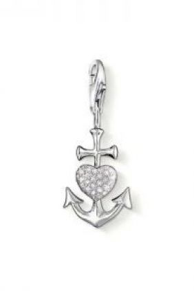 Oferta Charm Ancla con Corazón de  zirconitas Thomas Sabo