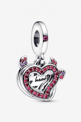 Comprar online Pandora Charm Colgante Doble Corazón Diablo 792511C01